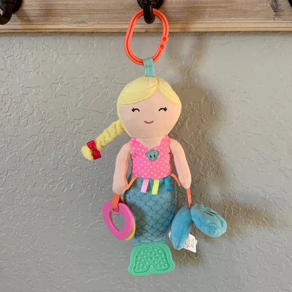 Carter's Toys New Carters Plush Mermaid Baby Activity Toy